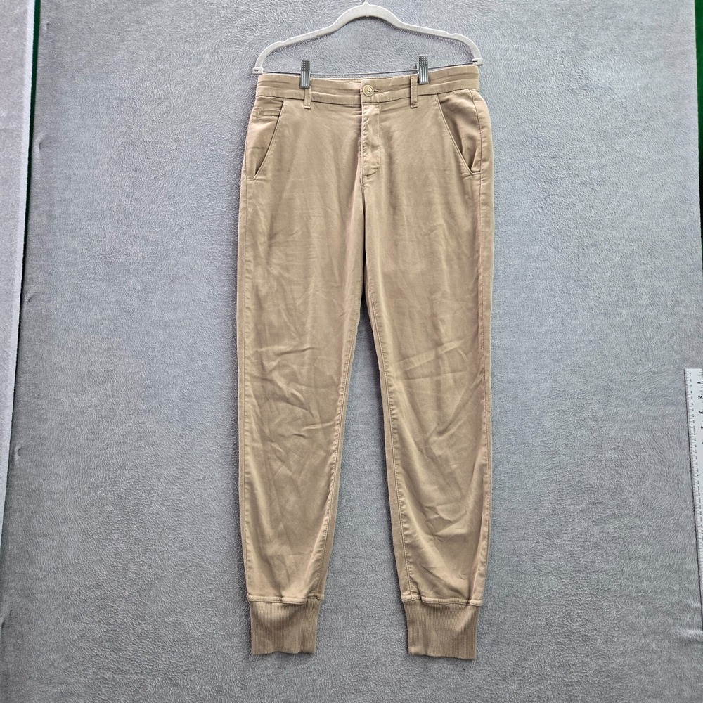 Paige Men Pants‎ 30 Beige Elmwood Jogger Tapered Slim Fit Stretch